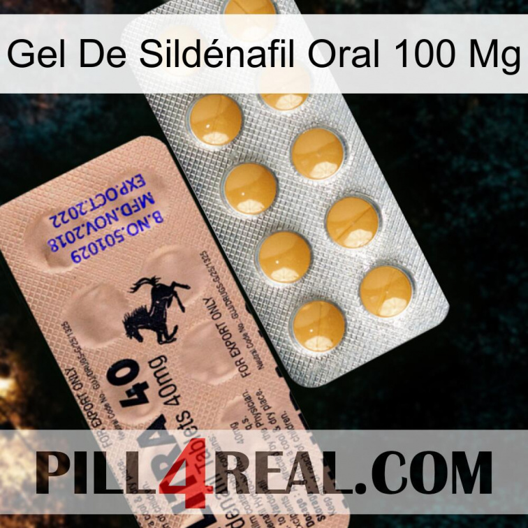 Gel De Sildénafil Oral 100 Mg 41